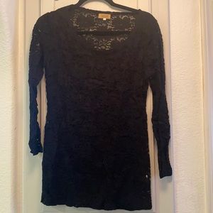 Black lace top